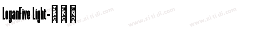 LoganFive Light字体转换